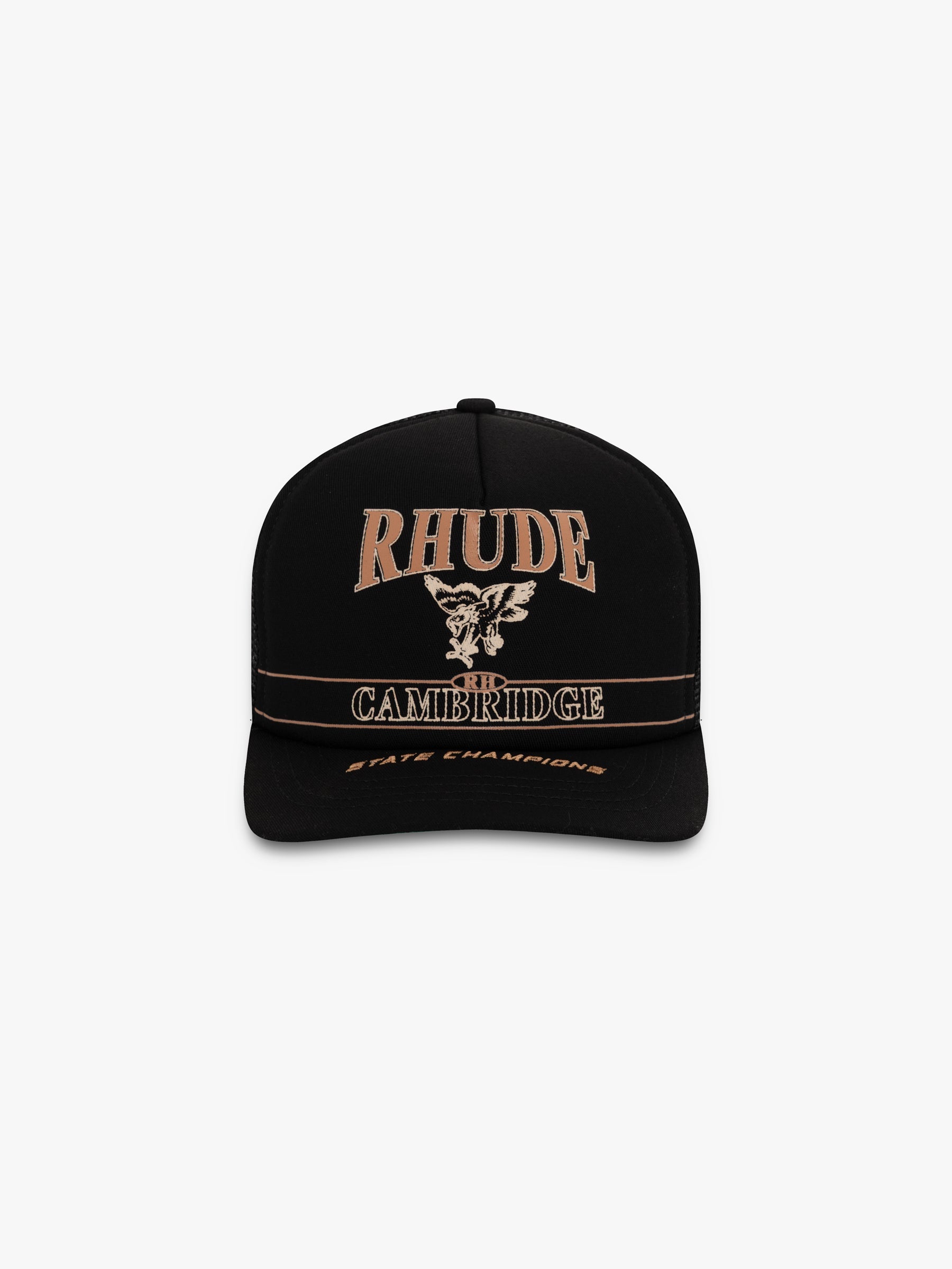 CAMBRIDGE STATE CHAMPS TRUCKER HAT - BLACK