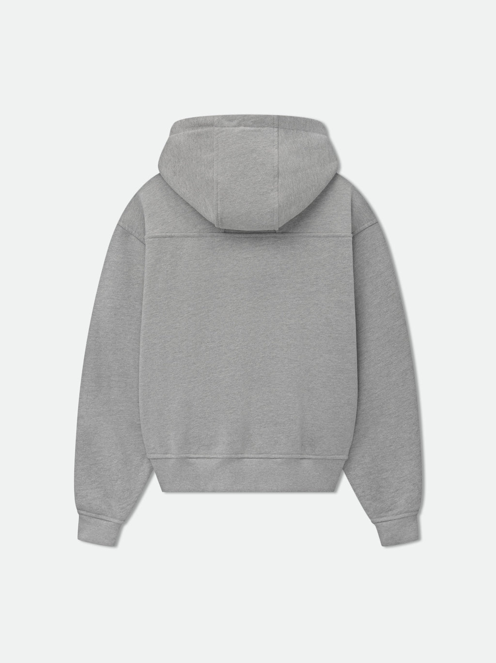 CLASSIQUE FULL ZIP HOODIE - HEATHER GREY