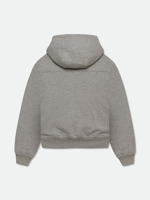 CLASSIQUE HOODIE - HEATHER GREY \/ BLACK