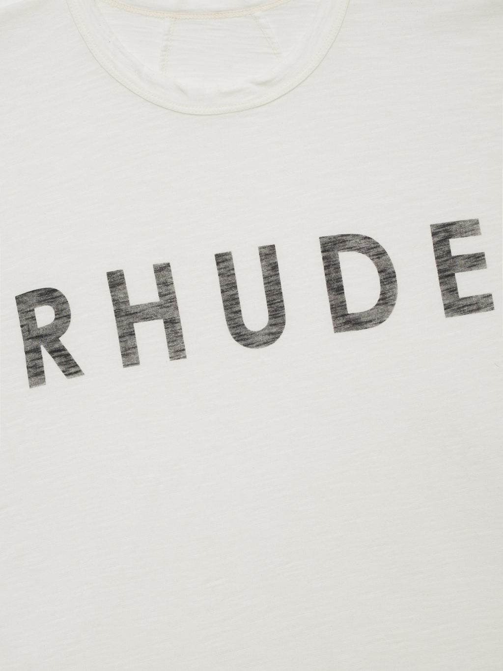 RHUDE LOGO SLUB TEE - VTG WHITE