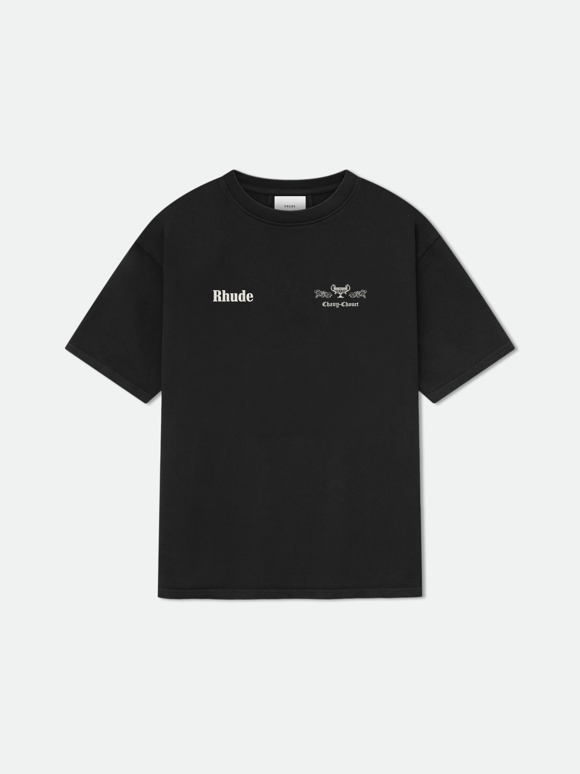 RHUDE x DOMAINE CHAVY-CHOUET TEE - VTG BLACK