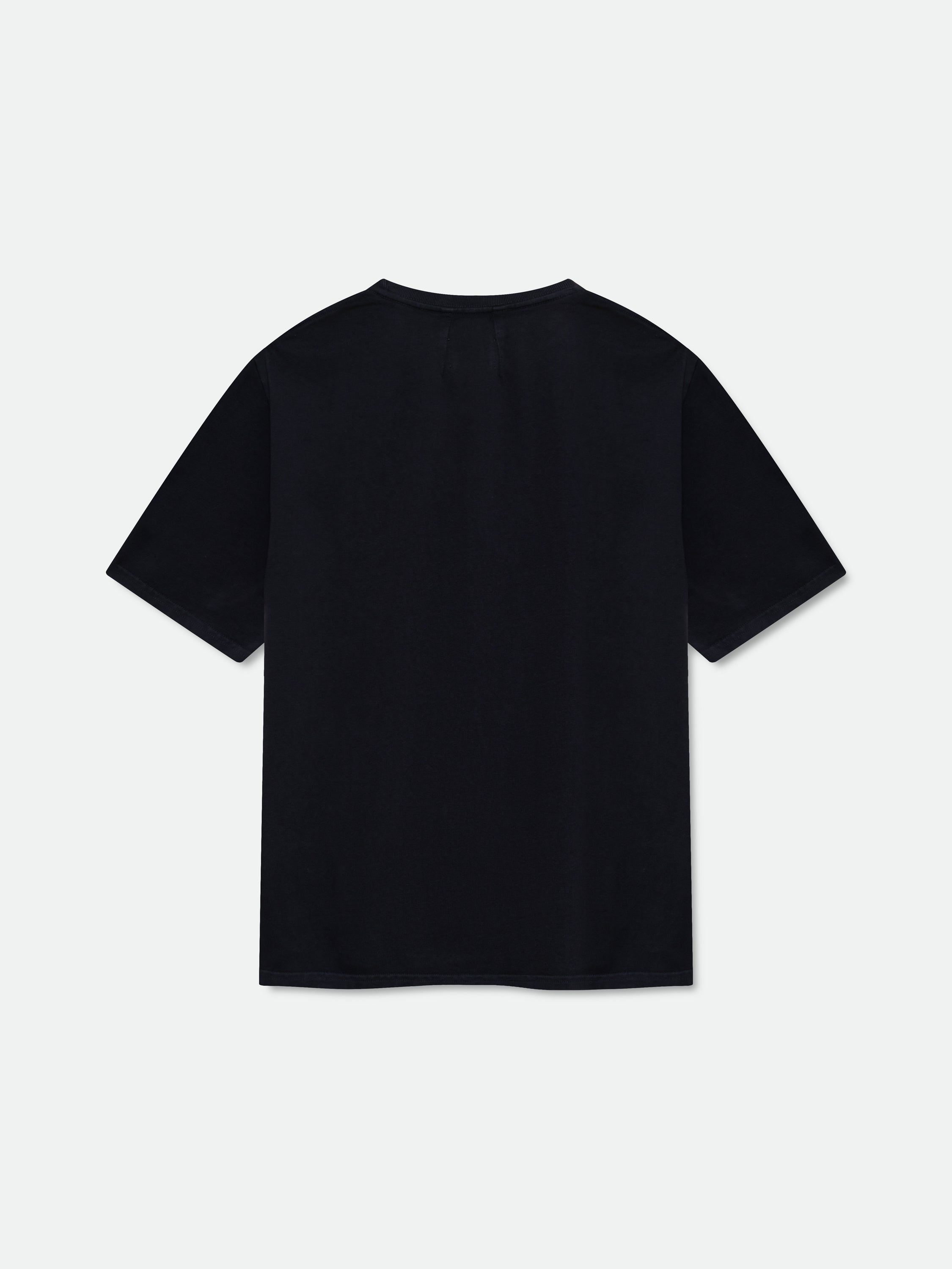 RHUDE FULL COUNT TEE - VINTAGE BLACK \/ YELLOW \/ GREEN