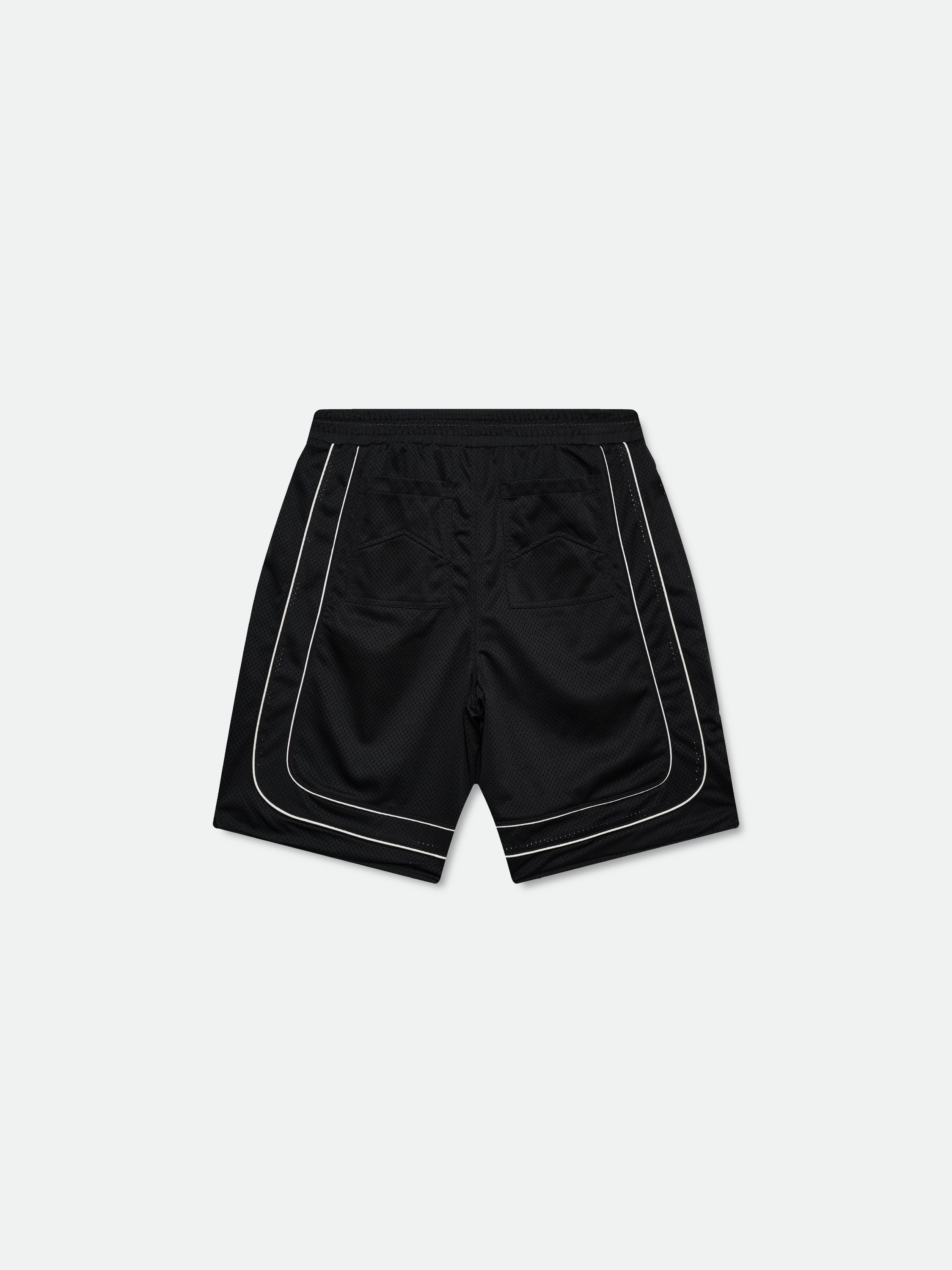 BAGGY COLLEGIATE LOGO SHORT - RED\/BLACK