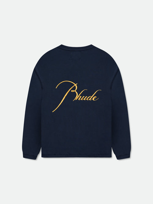 CLASSIQUE REVERSE LS TEE - NAVY