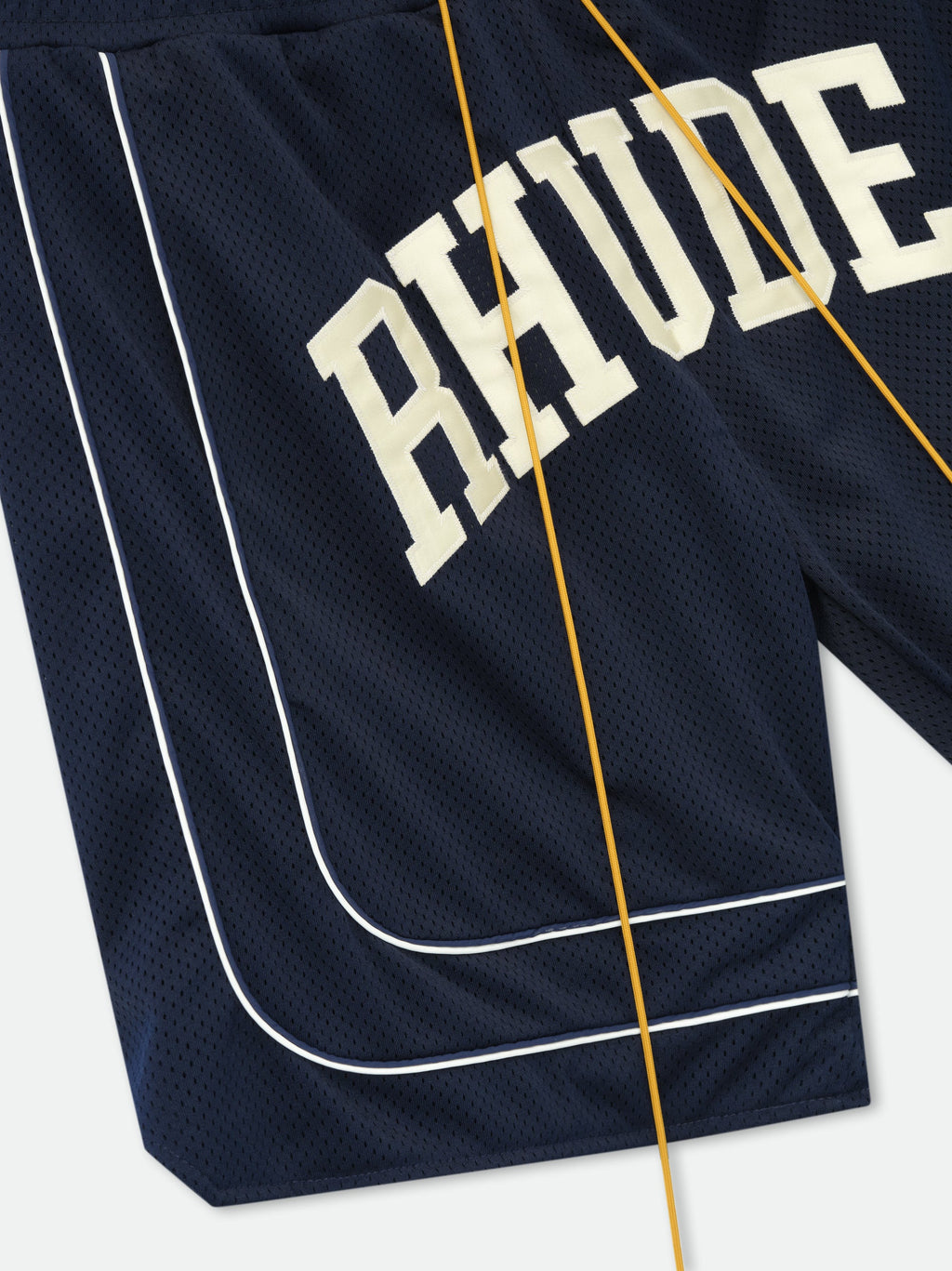 BAGGY COLLEGIATE LOGO SHORT - NAVY\/CREAM