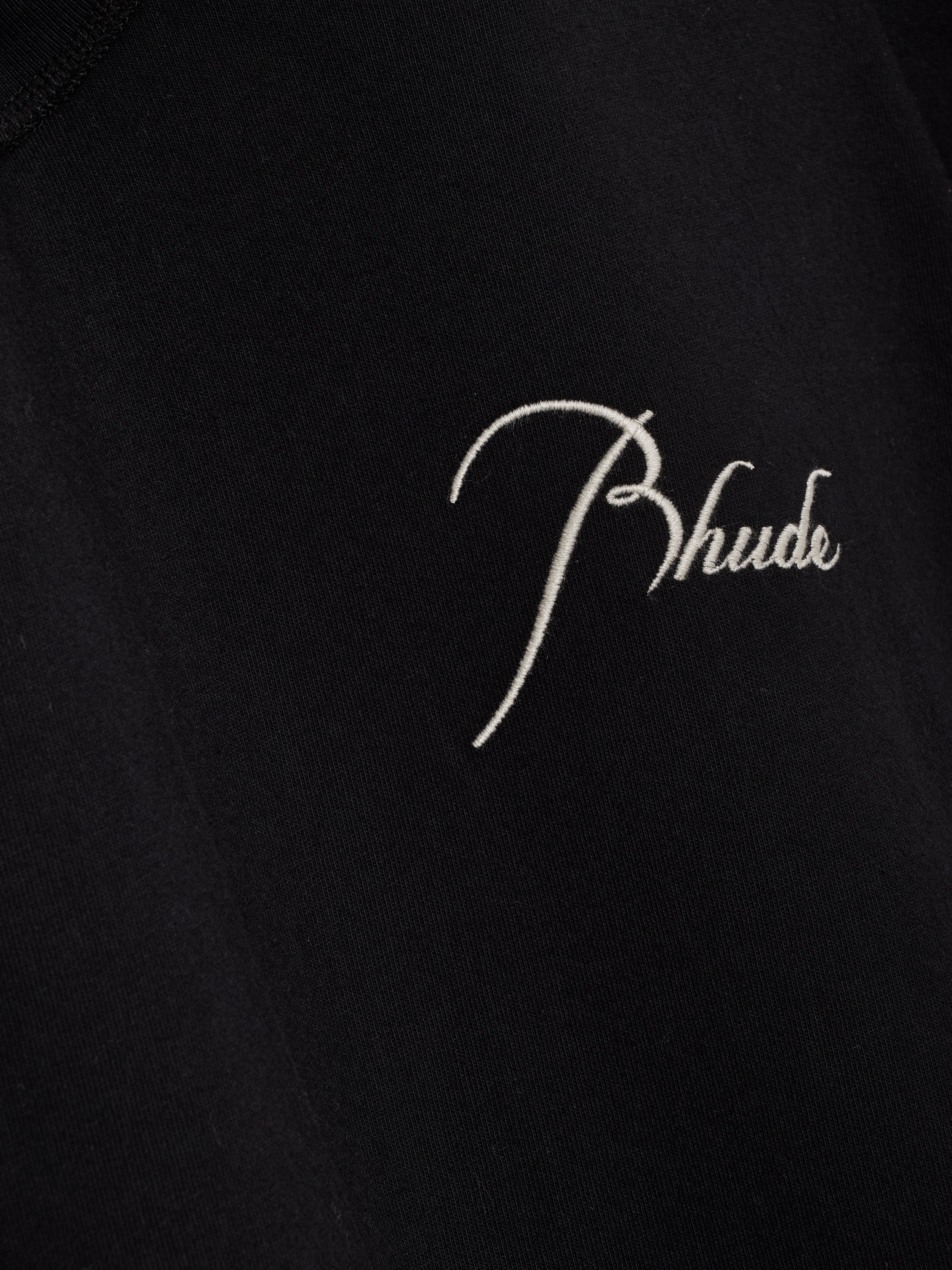 CLASSIQUE CUTOFF SLEEVE TEE - BLACK WHITE