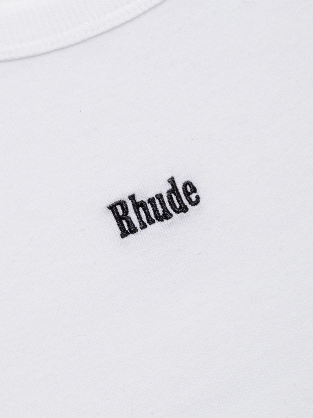 LOGO RIBBED TANK TOP