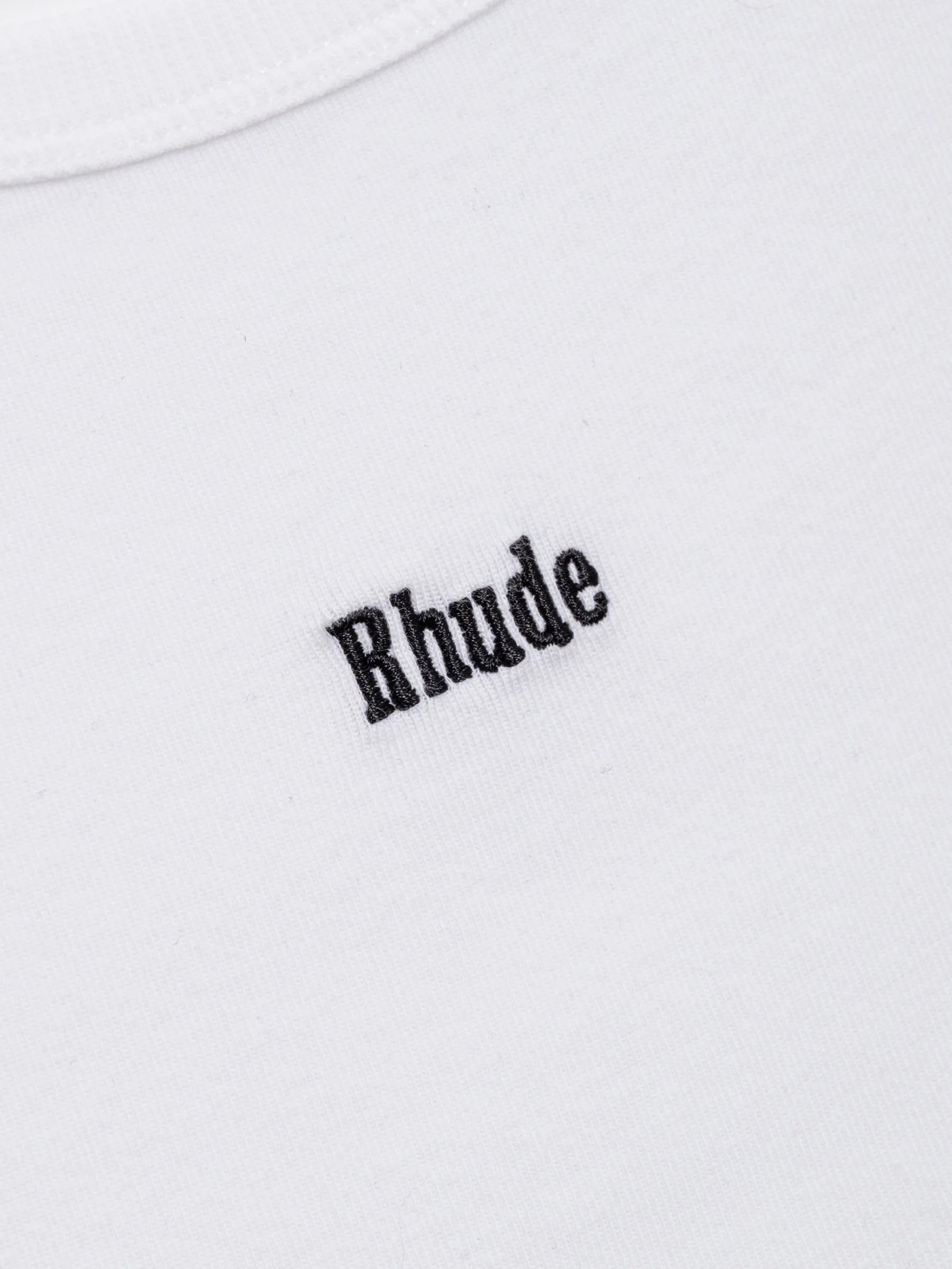 LOGO RIBBED TANK TOP