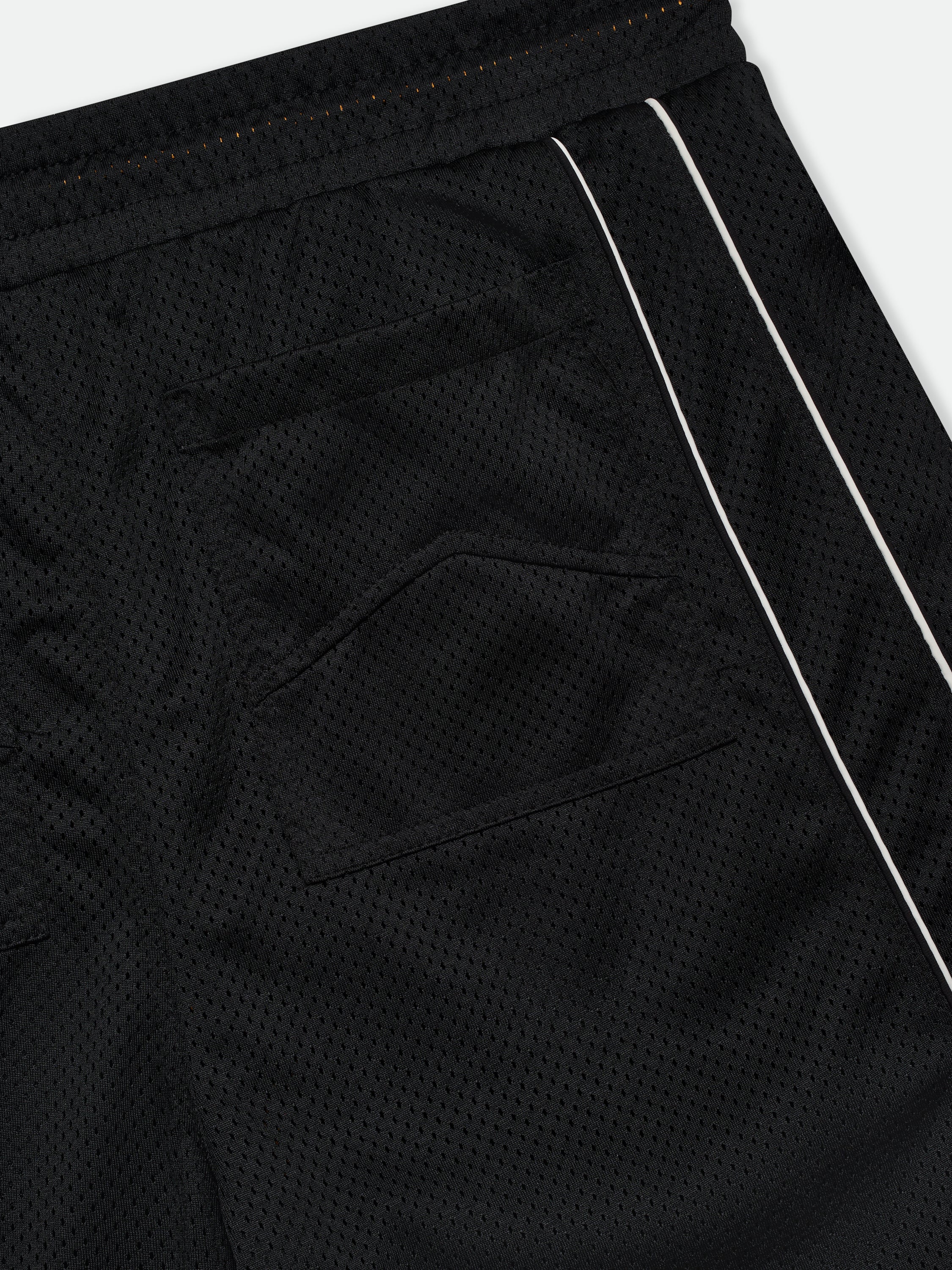 BAGGY COLLEGIATE LOGO SHORT - RED\/BLACK