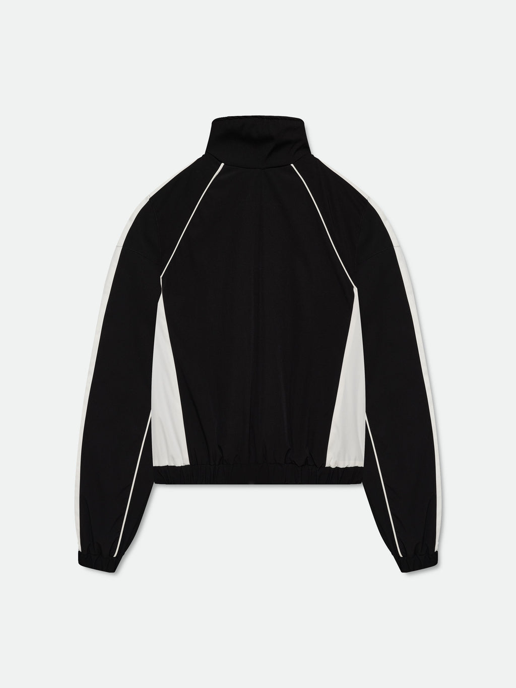 RAMONA PIPING TRACK JACKET - BLACK \/ WHITE