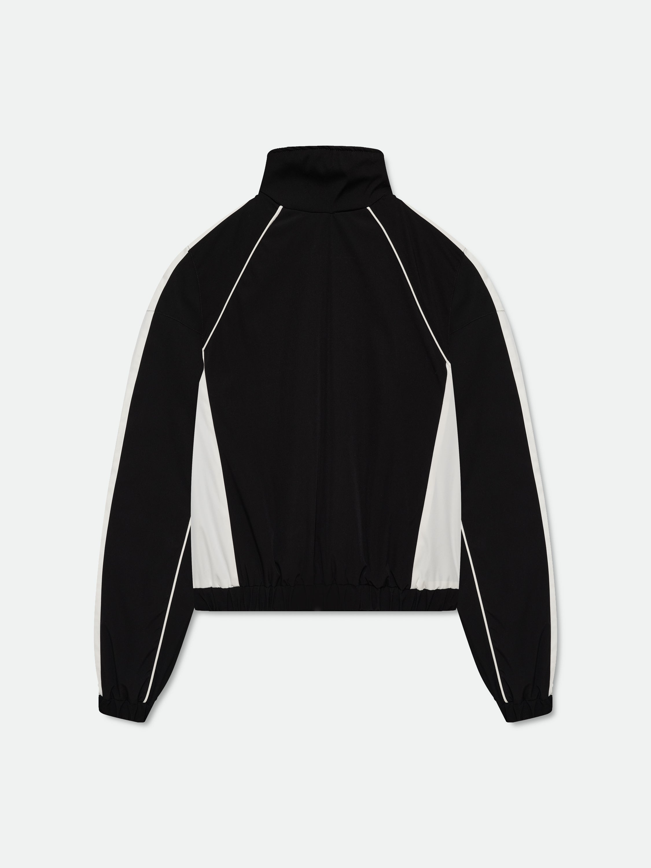 RAMONA PIPING TRACK JACKET - BLACK \/ WHITE