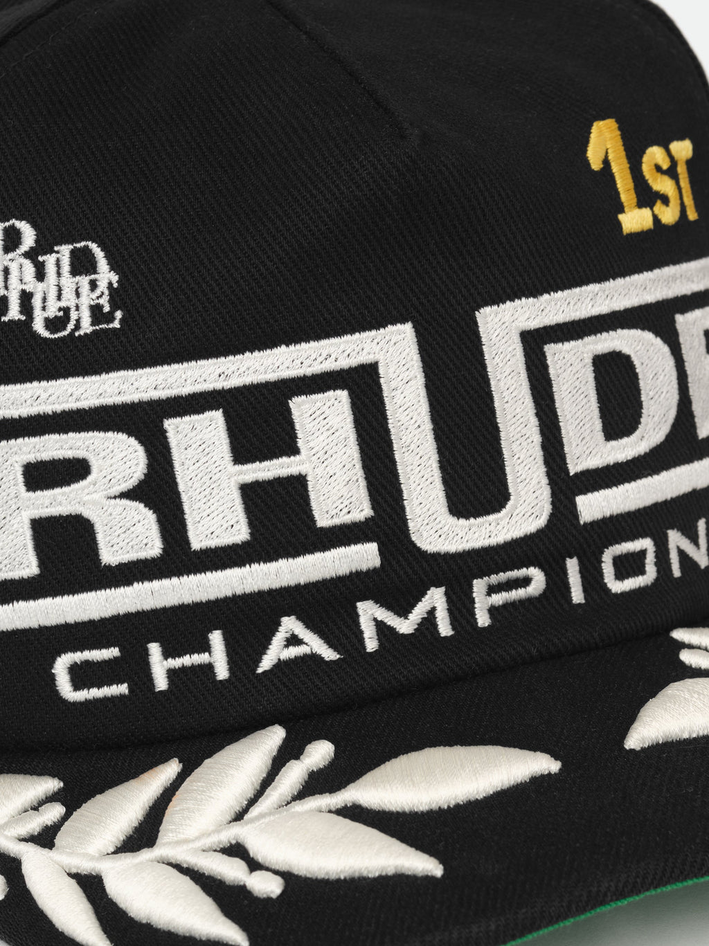 RHUDE CHAMPIONS GP HAT - BLACK