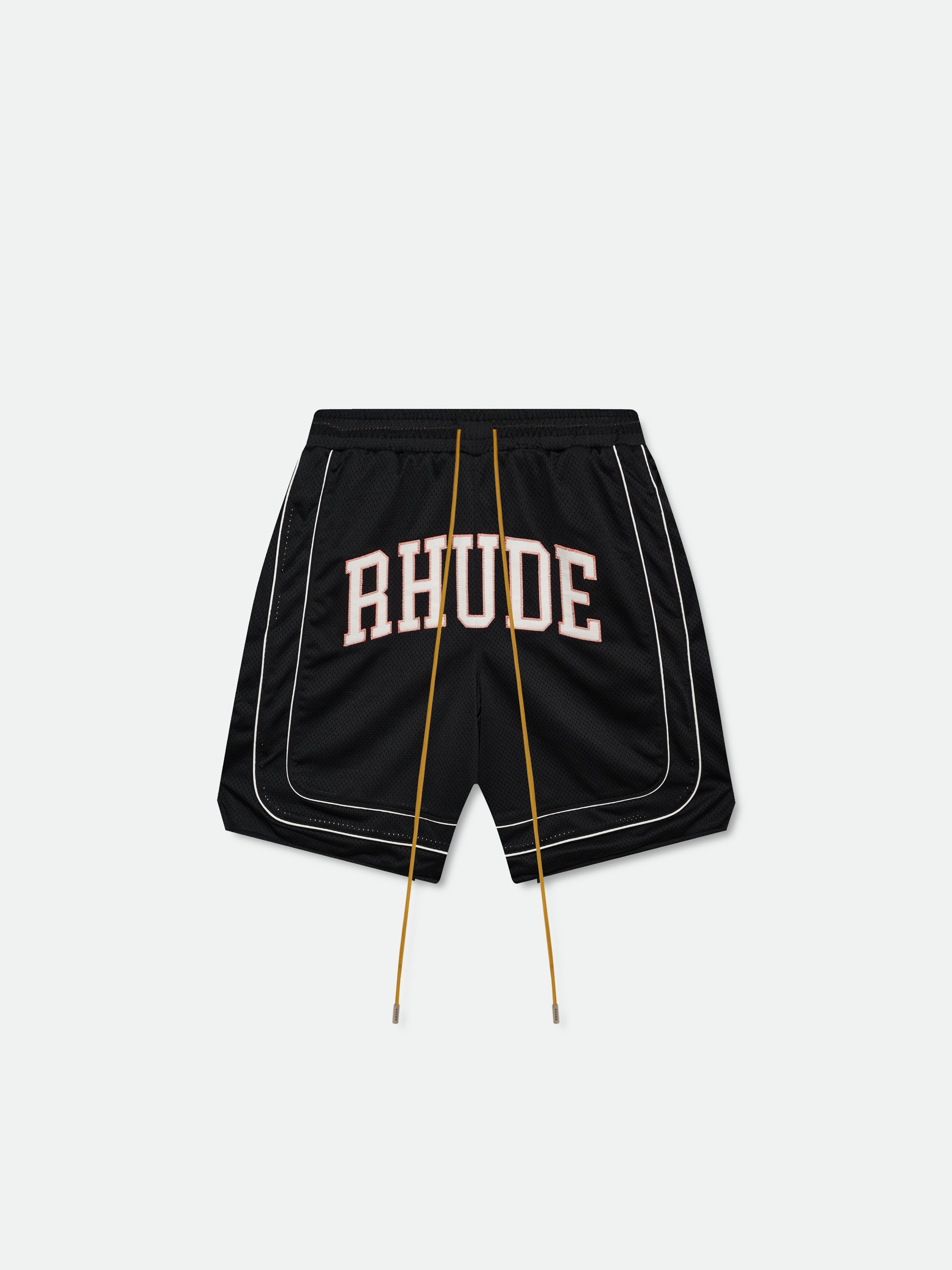 BAGGY COLLEGIATE LOGO SHORT - RED\/BLACK