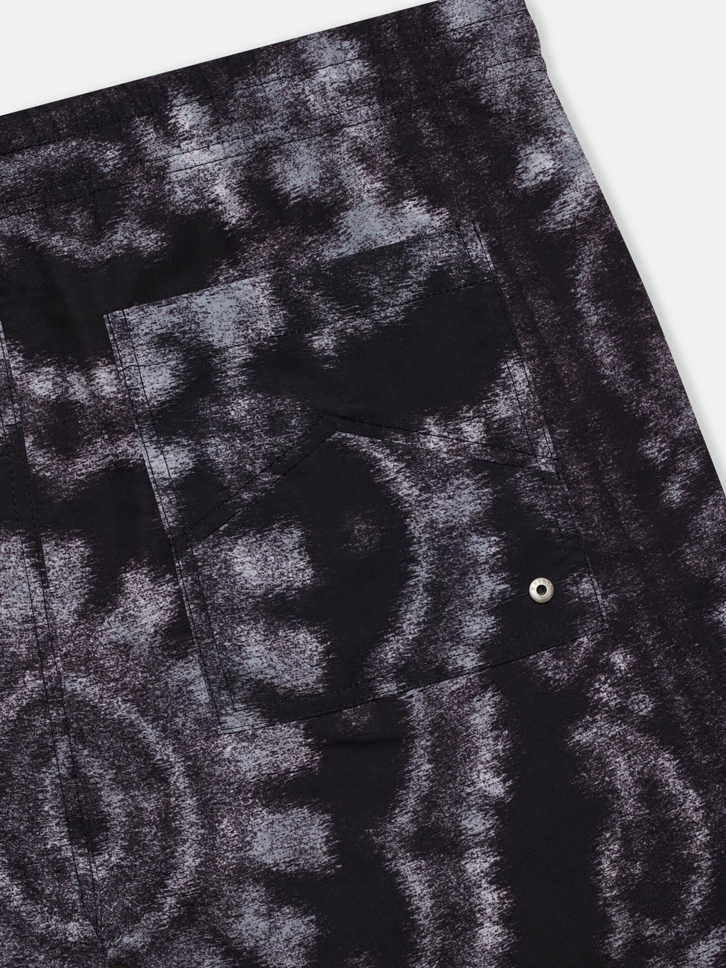 RHUDE MOTION BANDANA SWIM TRUNKS - BLACK