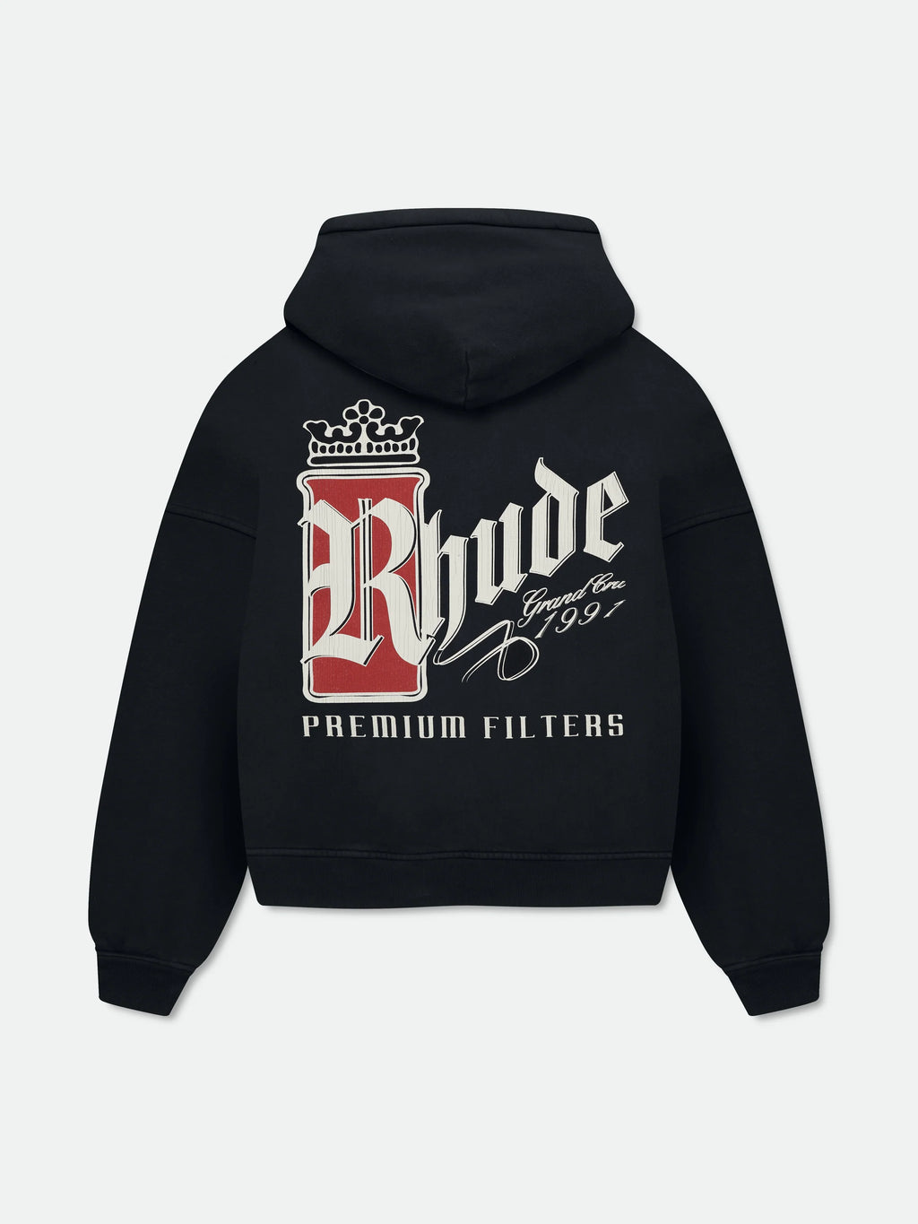 RHUDE FUMAR 91 ZIP-UP HOODIE