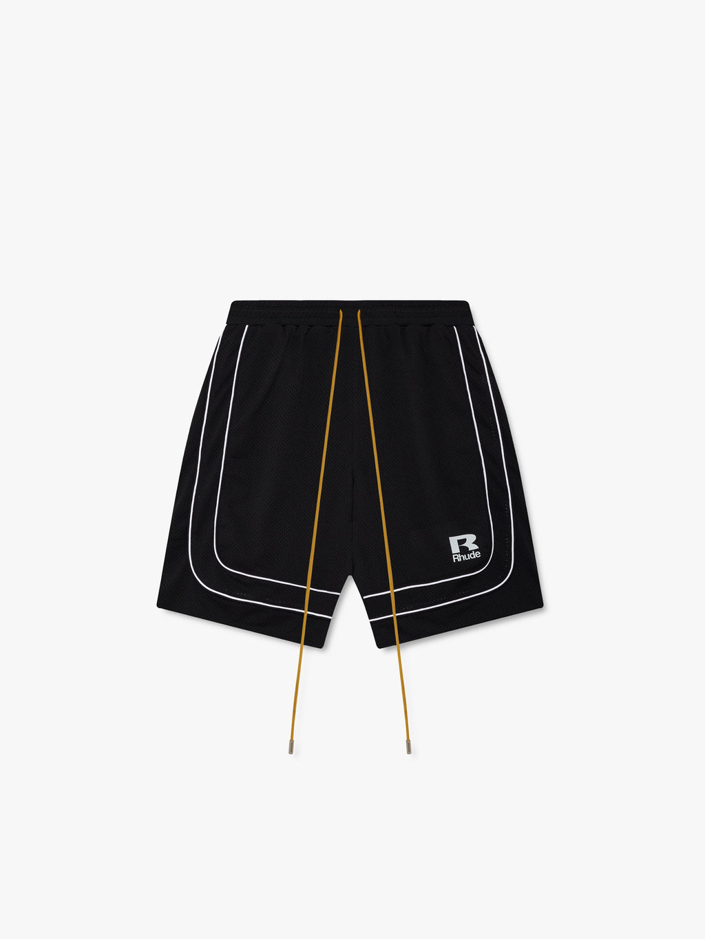 BAGGY MESH BASKETBALL SHORTS - BLACK\/WHITE