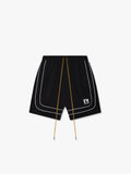 BAGGY MESH BASKETBALL SHORTS - BLACK\/WHITE