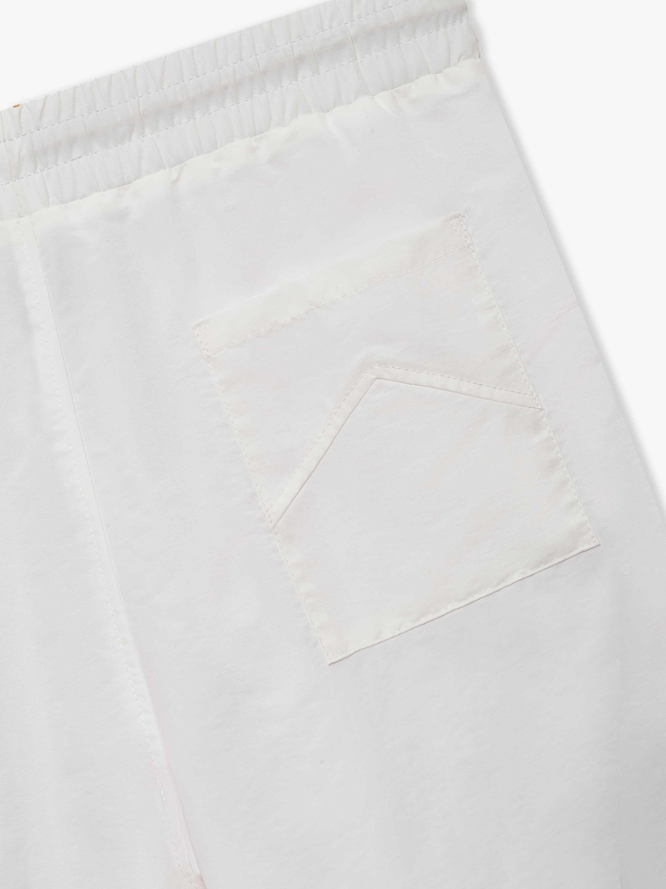 LOGO TRACK SHORT - WHITE\/RED
