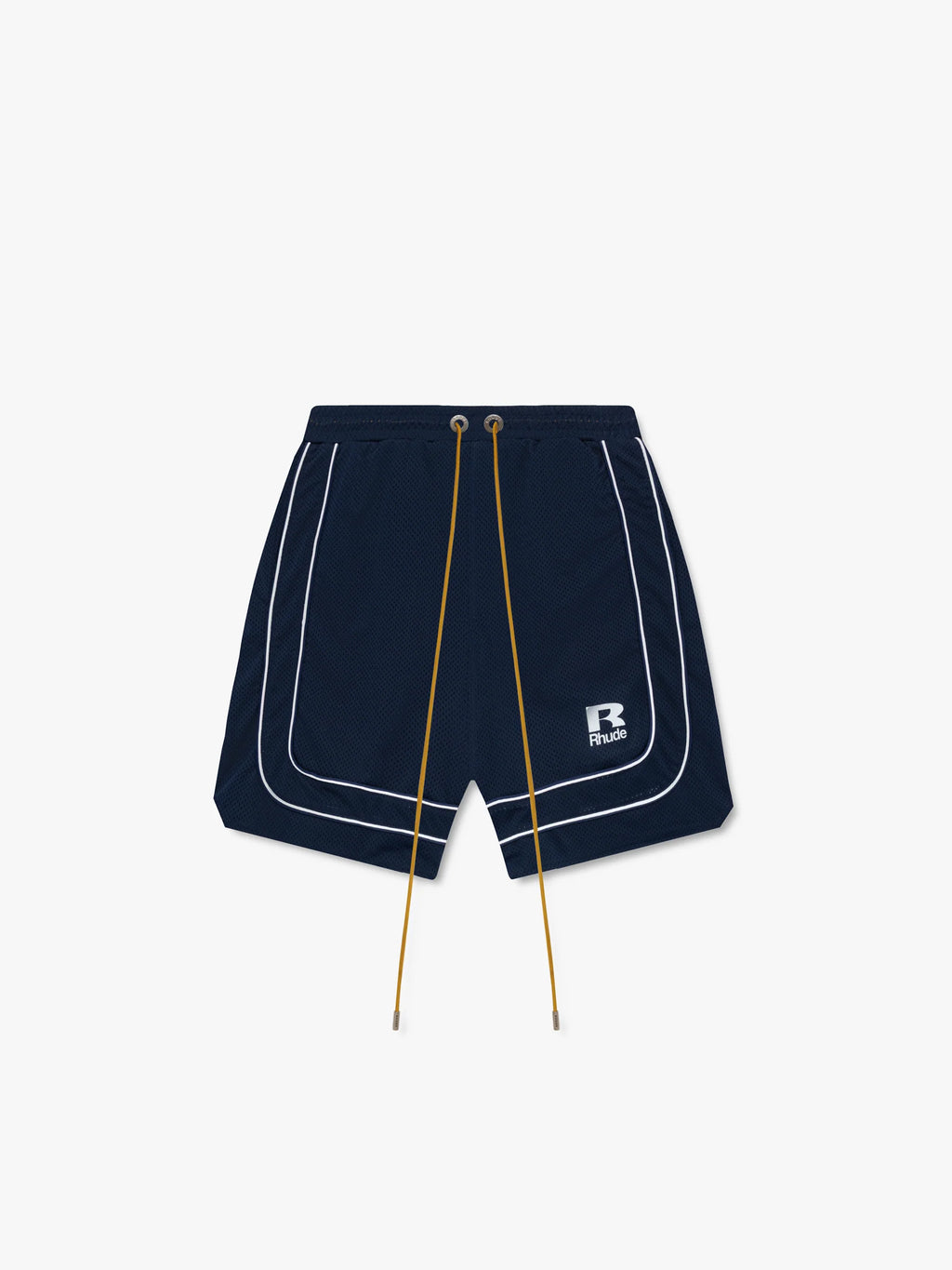 RHUDE MESH PIPING BAGGY TRACK SHORT