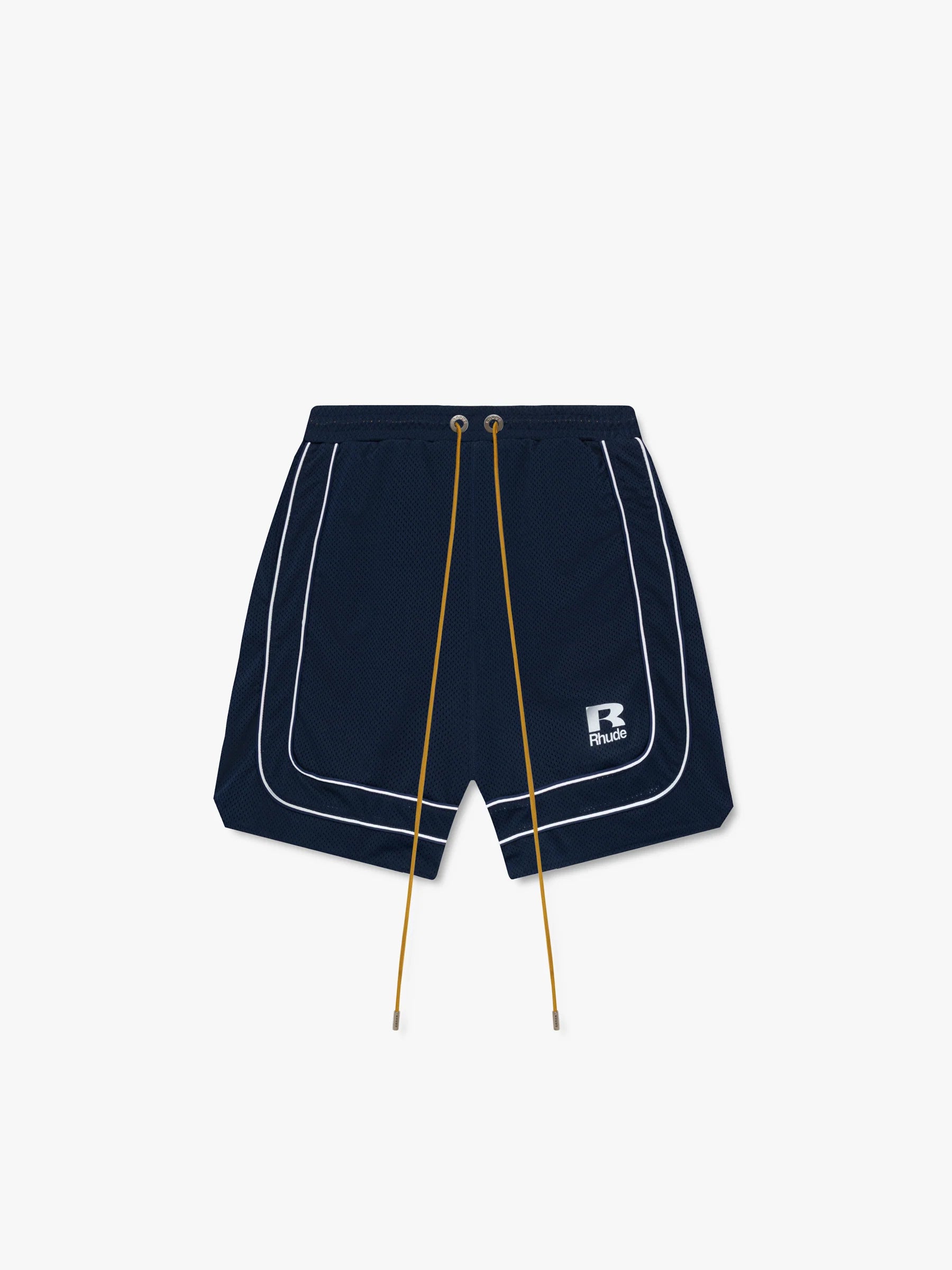 RHUDE MESH PIPING BAGGY TRACK SHORT