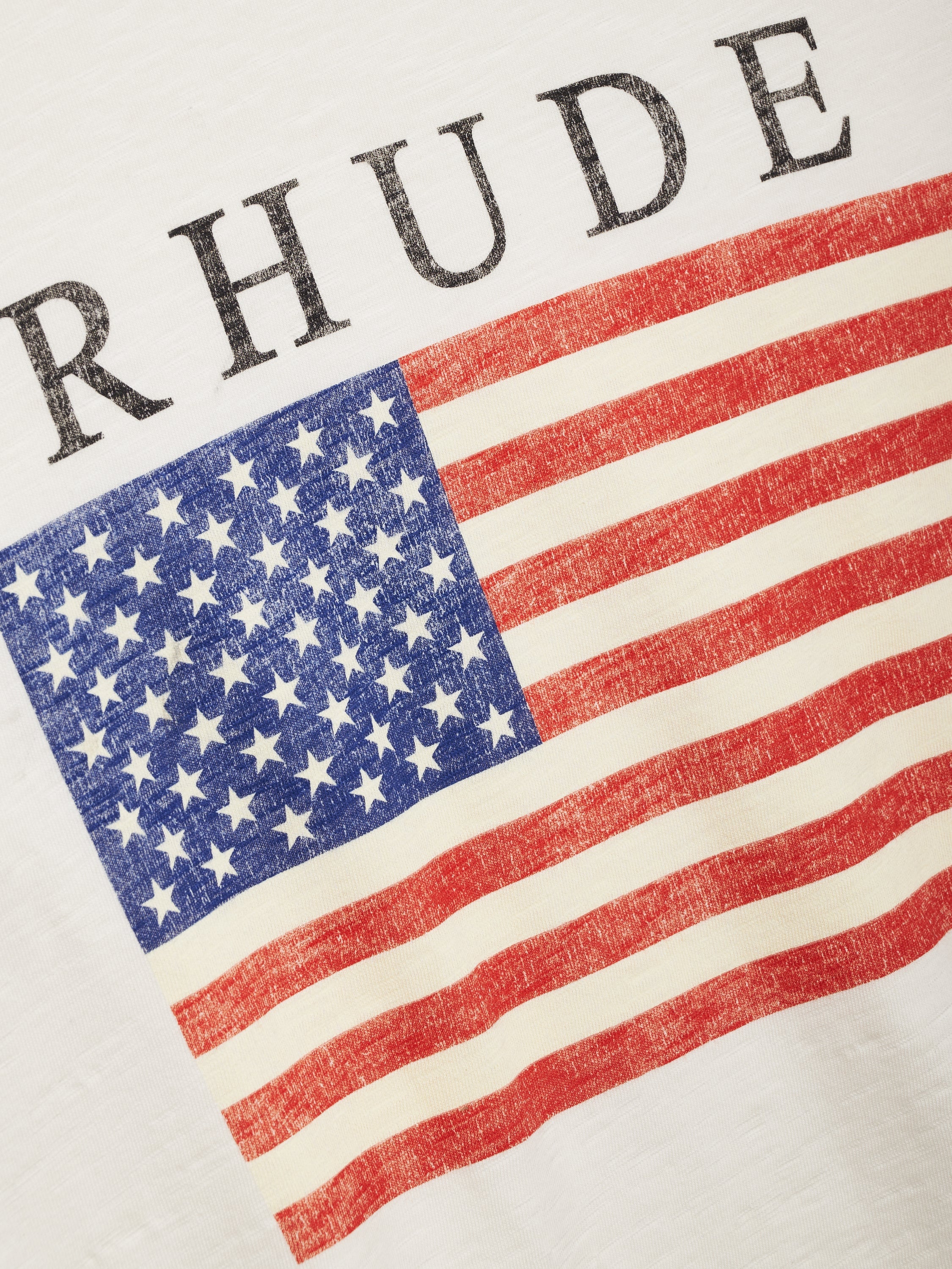 USA FLAG SLUB TEE