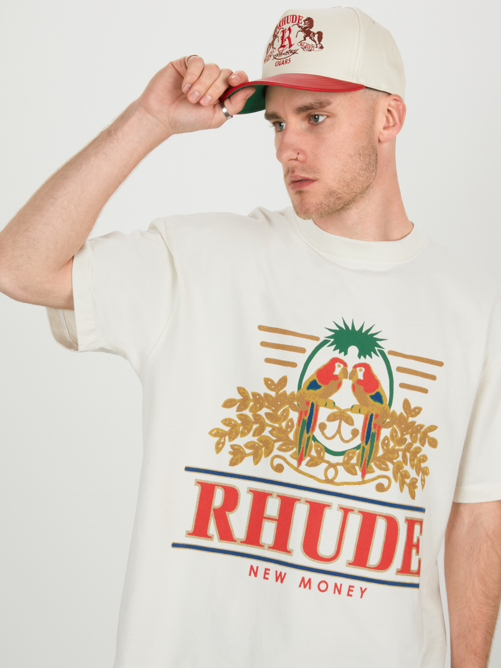 PARAKEET TEE - VTG WHITE