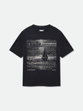 LAGO TRASIMENO TEE - VINTAGE BLACK\/ WHITE