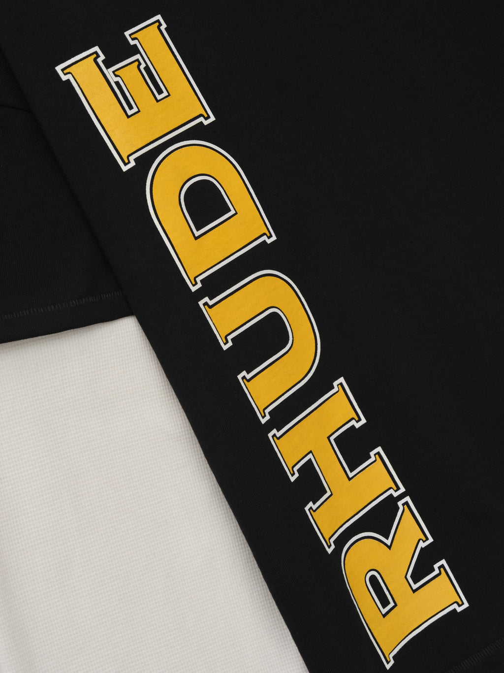 RHUDE STEEL DOUBLE-LAYERED TEE - VTG BLACK