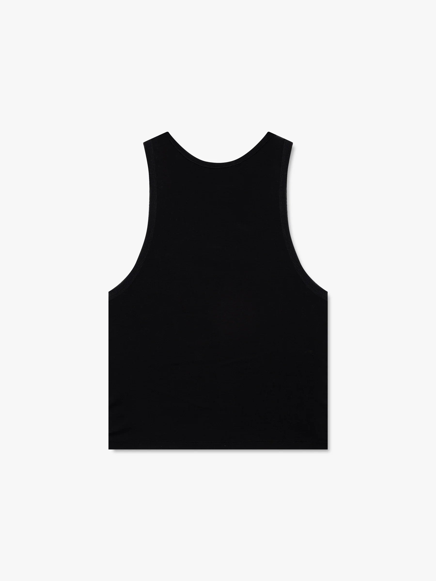 LOGO RIBBED TANK TOP